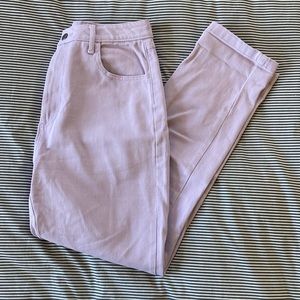 Lucy & Yak Dana Jeans, organic twill, Parma violet